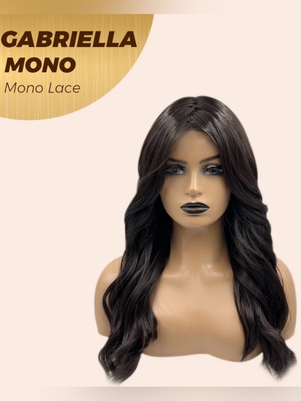 JB extensions Gabriella Mono wig- natural black